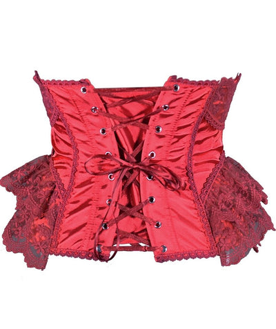Corset Tulle Rouge - Univers Corset