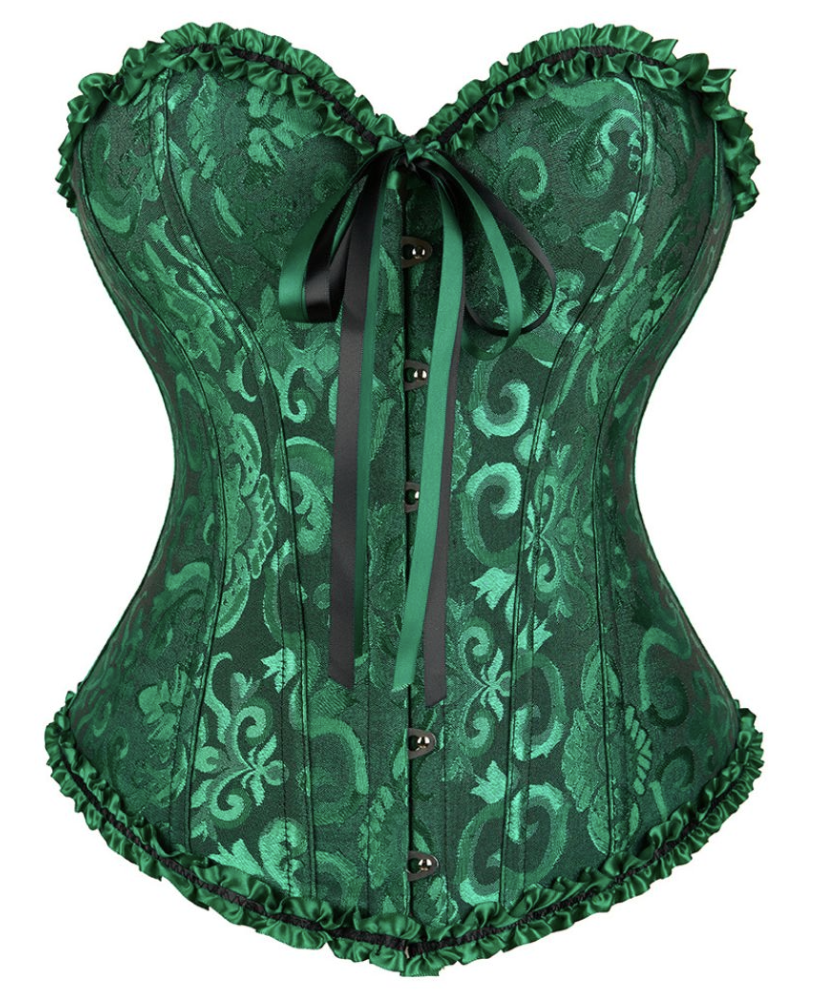 bustier femme vert