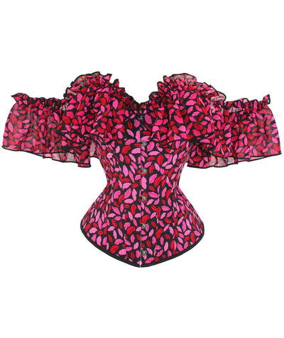 Corset pour femme en satin avec baleines dans le dos Corset pour femme en satin avec baleines dans le dos