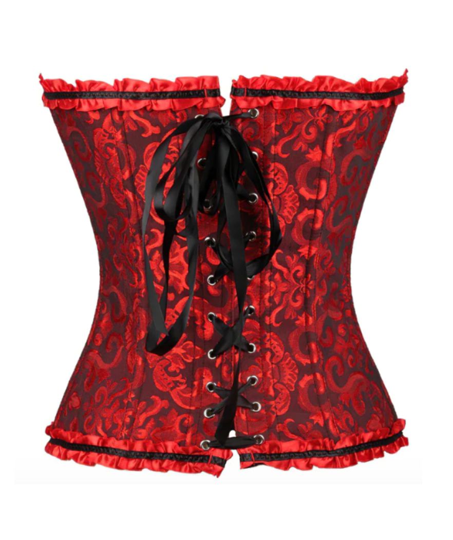 Bustier Dentelle Rouge – Taille 38 – Neuf Sans étiquettes