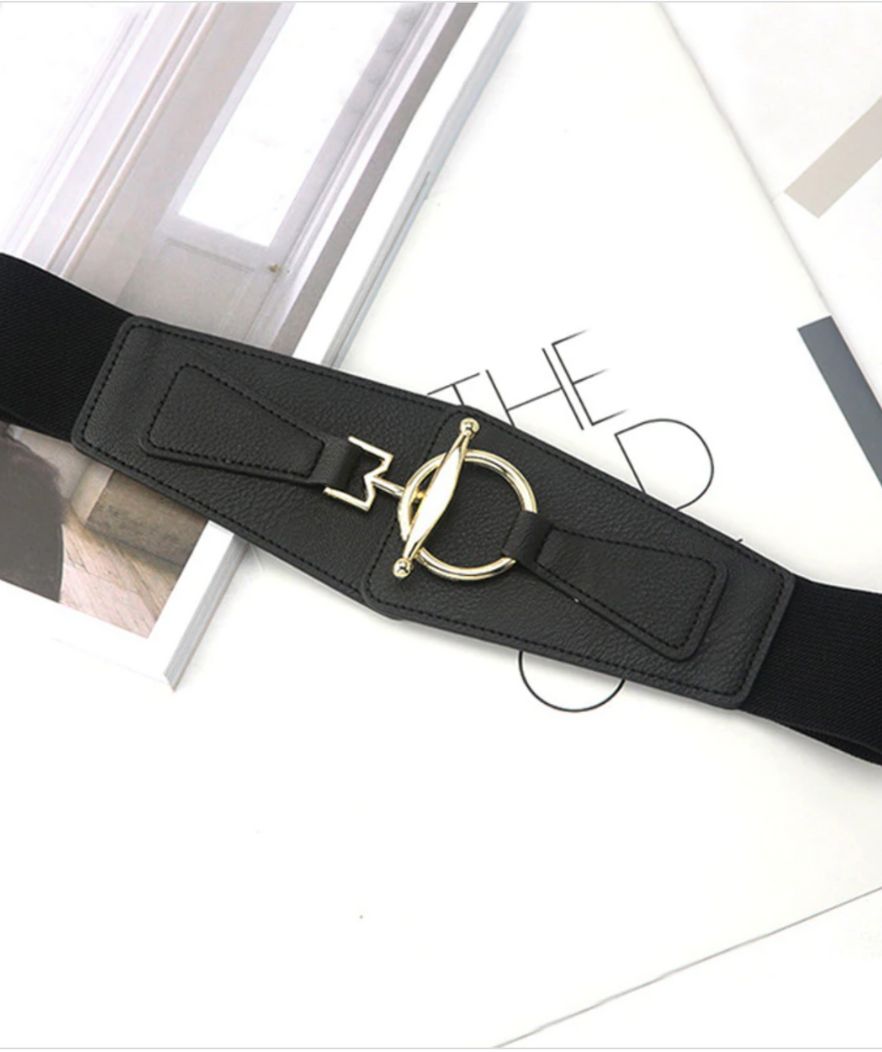 Ceinture Corset Cloutée à Franges BCBG MAXAZRIA – Marron, Taille M, Neuve Avec étiquettes